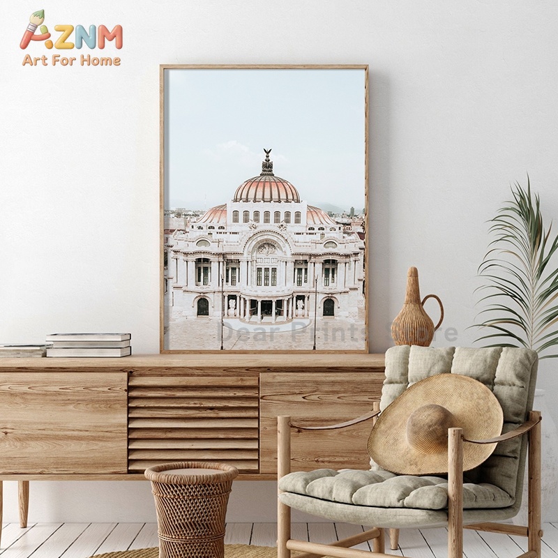 AZNM ボヘミアン メキシコシティ風景 キャンバス ウォー - Wall Texture Spray のレビューと価格