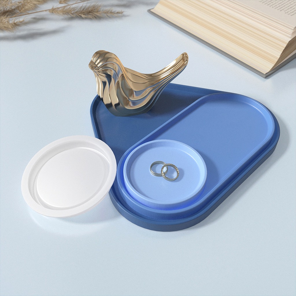 エポキシトレイ型ミニマリスト樹脂型石膏手作り型ジュエリートレ - Home Improvement Shop のレビューと価格