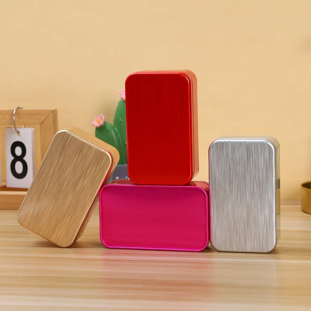 長方形ブリキ箱コンパクト密封スナックボックスポータブルコンテ - Home Improvement Shop のレビューと価格