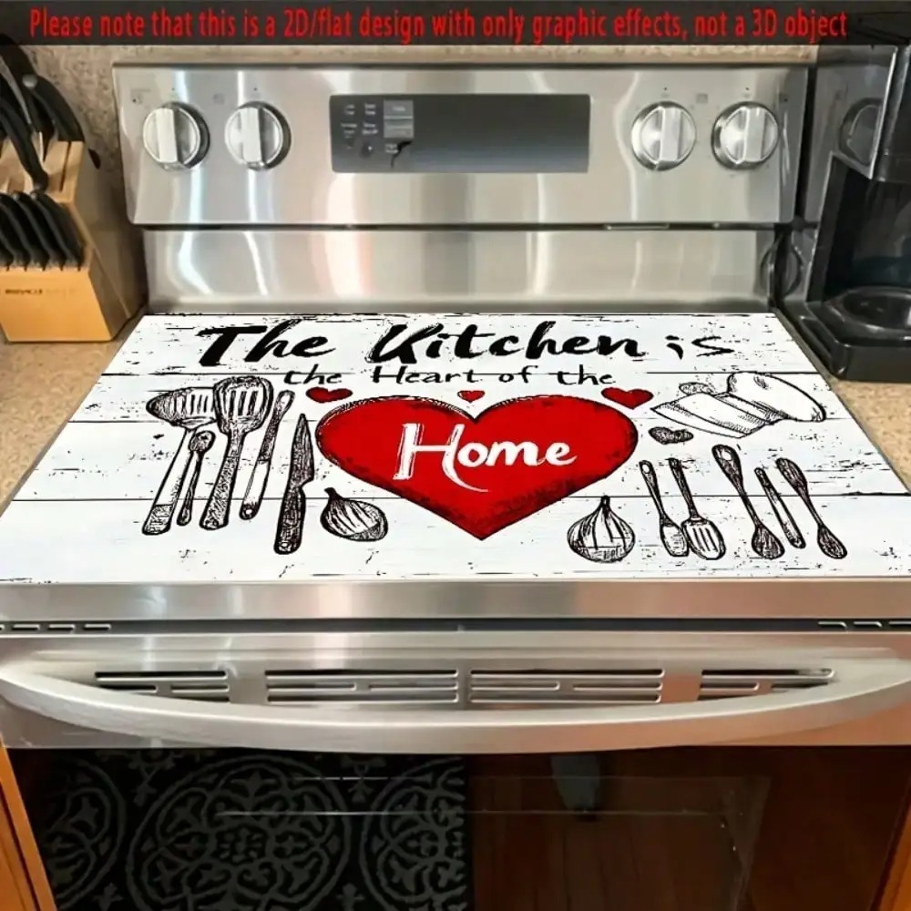 1個入りキッチンストーブカバープロテクター - レッドハート - Home Improvement Mall のレビューと価格