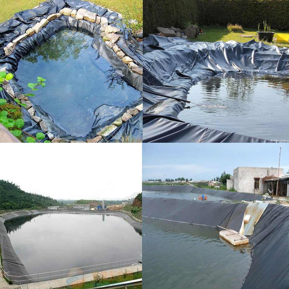 厚手のHDPE防水膜、頑丈な強化池用ライナー（魚池、庭園、養 - Home Improvement Mall のレビューと価格