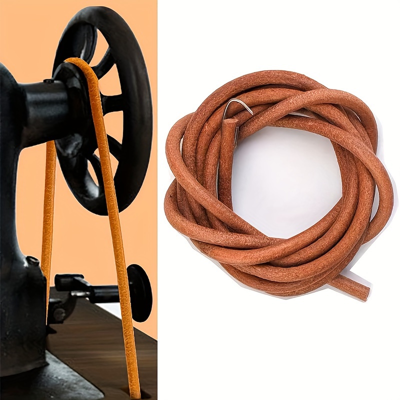 耐久性のある茶色の牛革ミシン、ペダルの取り付けと交換が簡単昔 - Home Improvement Mall のレビューと価格