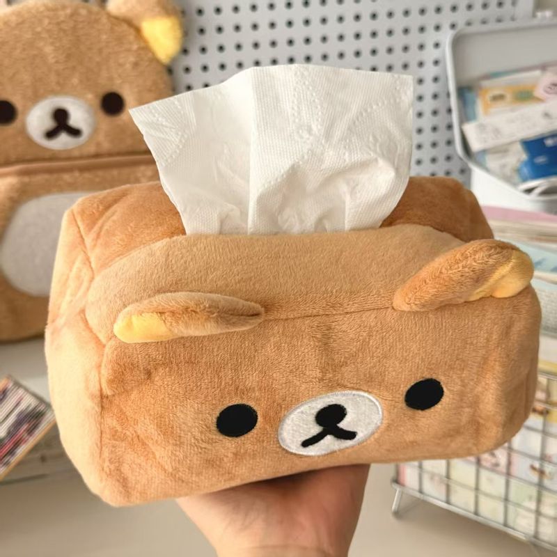 漫画かわいいリラックマクマぬいぐるみティッシュボックスホルダ - Home Improvement Mall のレビューと価格